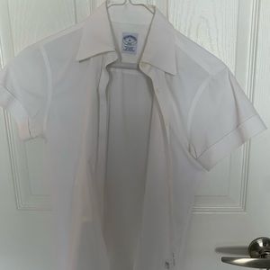 Brooks Brothers white collar shirt